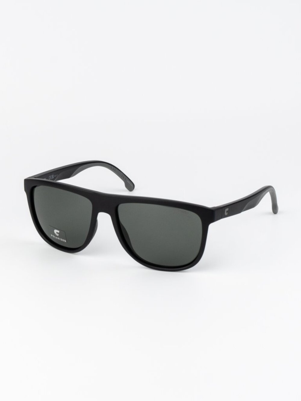 Carrera Men Sunglasses Matte Black Green Polarized Square CARRERA 8059/S 0003 UC